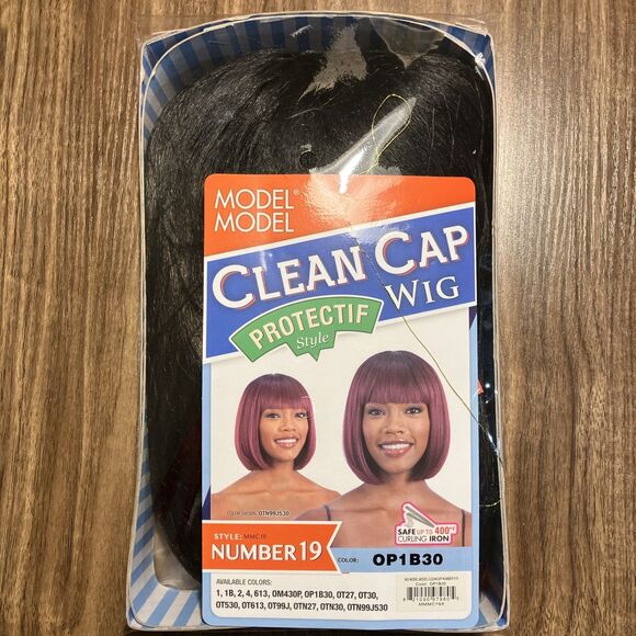 Model Model Clean Cap Synthetic Hair Wig Number 19 OP1B30